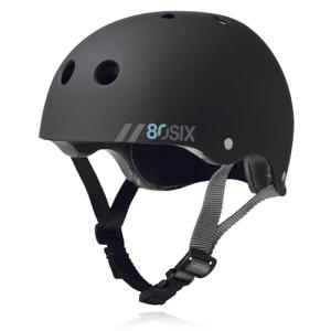 80Six Multi-Sport Helmet for Kids, Matte Black