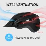 Veltuno Lightweight Bike Helmet with LED Light