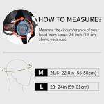 Veltuno Lightweight Bike Helmet with LED Light