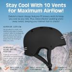 Retrospec Dakota Adult Bicycle and Skate Helmet
