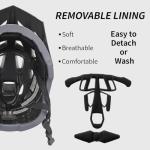Veltuno Lightweight Bike Helmet with LED Light
