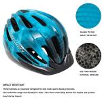 Exclusky Kids Bike Helmet with LED Light