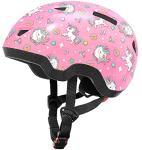 Adjustable Toddler Bike Helmet - Unicorn Design