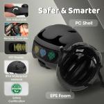 LED Smart Bike Helmet with App and Remote