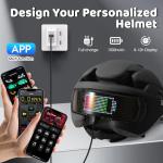 LED Smart Bike Helmet with App and Remote