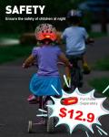 Adjustable Toddler Bike Helmet - Unicorn Design