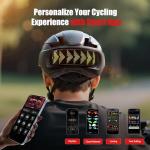 LED Bike Helmet with Smart Signal Control