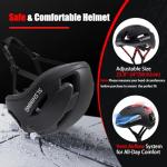LED Bike Helmet with Smart Signal Control