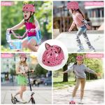 Adjustable Kids Bike Helmet with DIY Cat Ears
