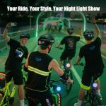 LED Bike Helmet with Smart Signal Control