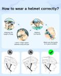 Dinosaur Toddler Bike Helmet with Adjustable Fit