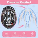 Zacro Kids Bike Helmet - Adjustable Fit & Visor