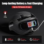 LED Bike Helmet with Smart Signal Control