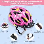 Zacro Kids Bike Helmet - Adjustable Fit & Visor
