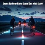 LED Bike Helmet with Smart Signal Control
