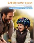 Dinosaur Toddler Bike Helmet with Adjustable Fit
