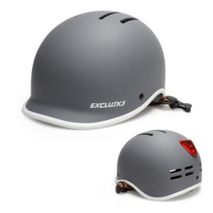 Adjustable Safety Bike Helmet with Rechargeable Light