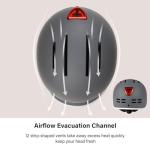 Adjustable Safety Bike Helmet with Rechargeable Light