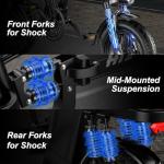 HiyViy Folding Electric Bike for Adults 25MPH