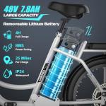 Carom Peak 819W Adult Electric Bike with Basket