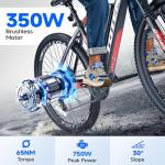 750W 26" Electric Bike for Adults and Teens