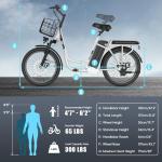 Carom Peak 819W Adult Electric Bike with Basket