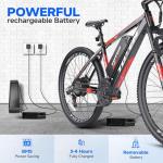 750W 26" Electric Bike for Adults and Teens