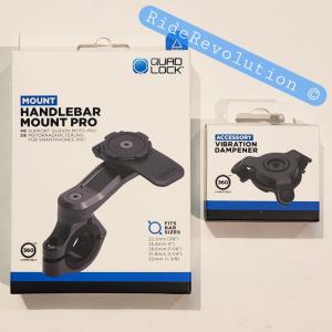 Quad Lock Pro Motorcycle Handlebar Mount with Dampener