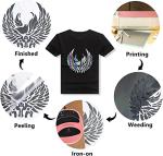 Rainbow Reflective Heat Transfer Vinyl Roll 12"x5