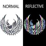 Rainbow Reflective Heat Transfer Vinyl Roll 12"x5