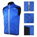 Men's Lightweight Windproof Cycling Vest with Pockets
