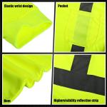 Macarrie 6 Pcs Reflective Safety Long Sleeve Shirts