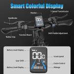 26" 1500W Electric Mountain Bike for Commuting