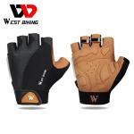 West Biking Half Finger Shockproof Cycling Gloves