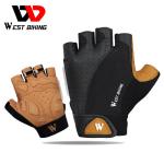 West Biking Half Finger Shockproof Cycling Gloves