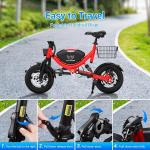 14" Folding Electric Commuter Bike - 22MPH Speed