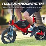 14" Folding Electric Commuter Bike - 22MPH Speed