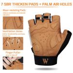 West Biking Half Finger Shockproof Cycling Gloves