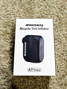 Anoutway AT1 Electric Mini Bike Pump with Gauge