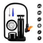 Mini Foot Pump with Pressure Gauge for Bikes