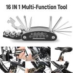 16-in-1 Bike Repair Multitool with Storage Bag