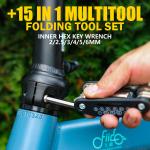 16-in-1 Portable Bike Repair Multitool Wrench