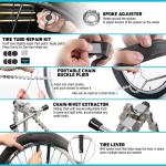 DURATECH 31-Piece Bike Repair Tool Kit