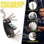 16-in-1 Portable Bike Repair Multitool Wrench