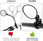 Round Rotating Bike Mirror for MTB and Road