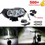 3 LED Bicycle Headlights for Night Riding