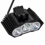 3 LED Bicycle Headlights for Night Riding