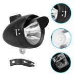 Chrome Retro Bike LED Headlight Lamp