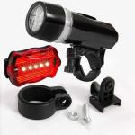 5-LED Bike Headlight and Tail Light Combo