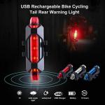 USB Rechargeable LED Bike Headlight and Taillight Set